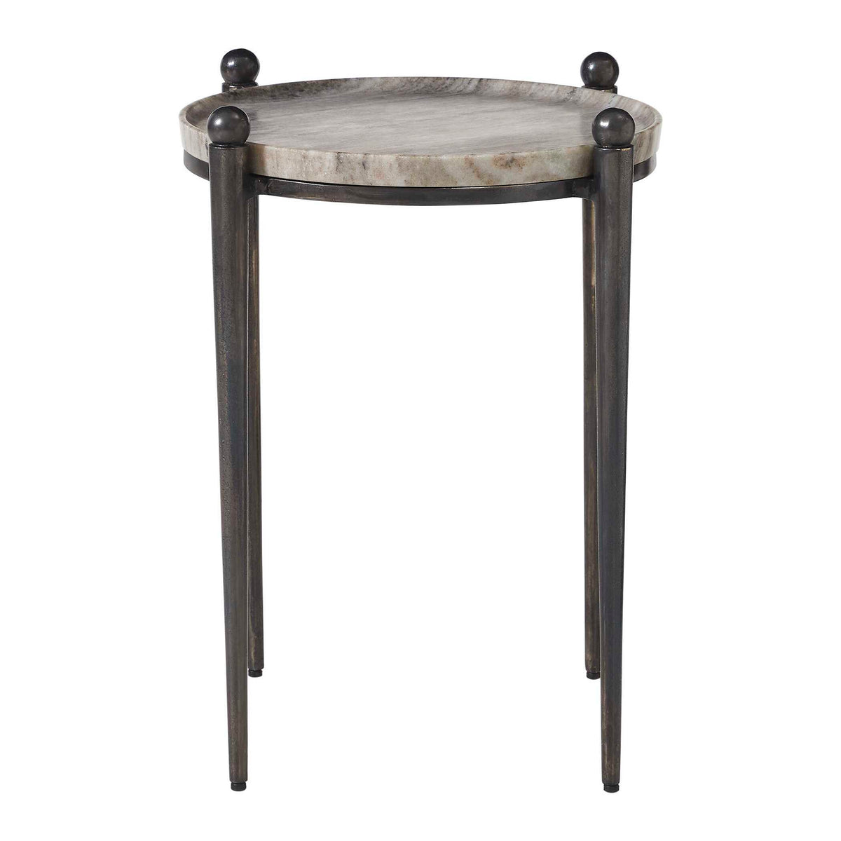 Nahunta Accent Table Dark Bronze / Gray - Dark Brown / Gray by Uttermost - View 3