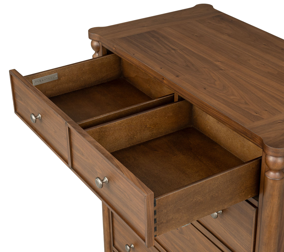 Azalea Drawer Chest - Walnut | Flexsteel