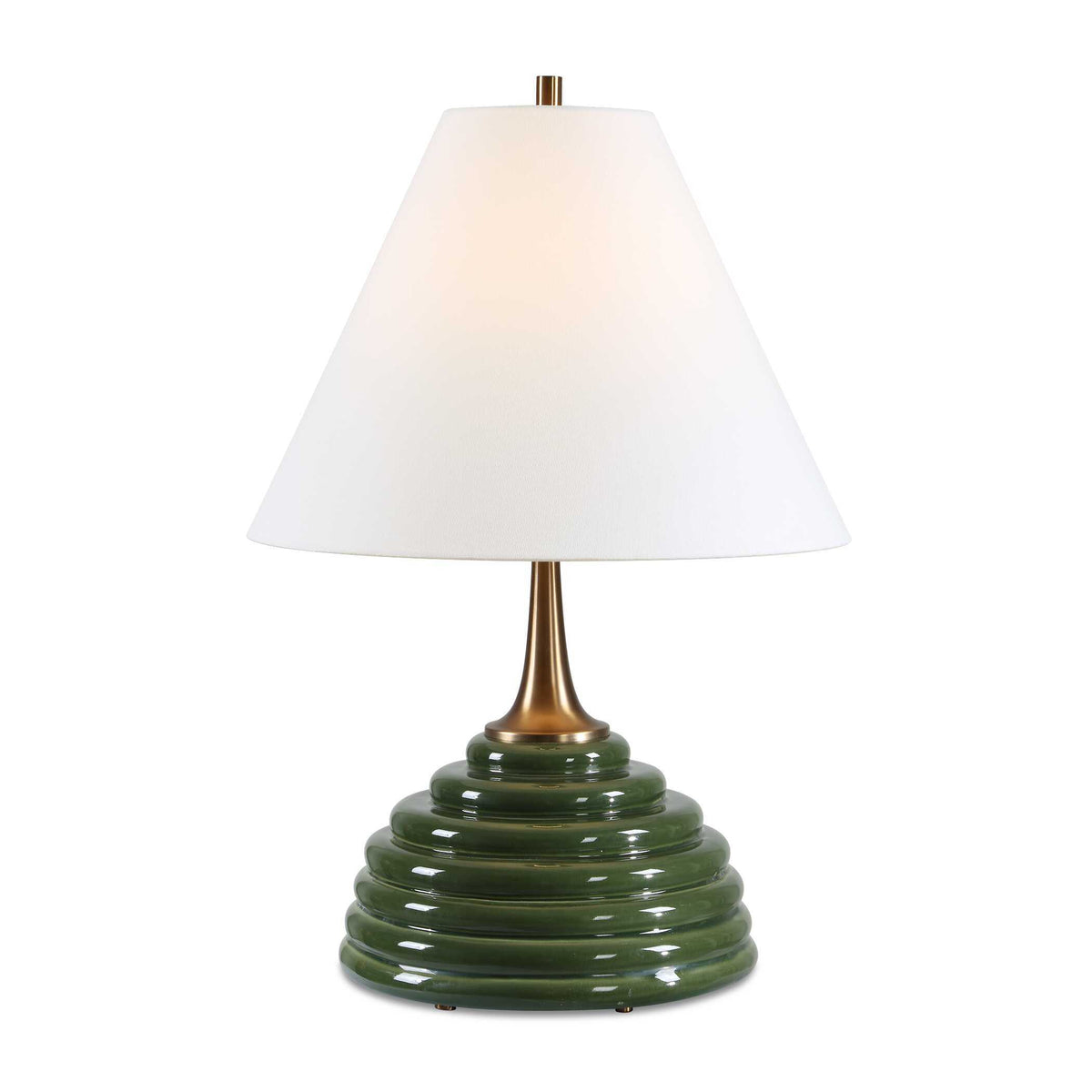 McKay Table Lamp - Dark Green by Uttermost - View 1