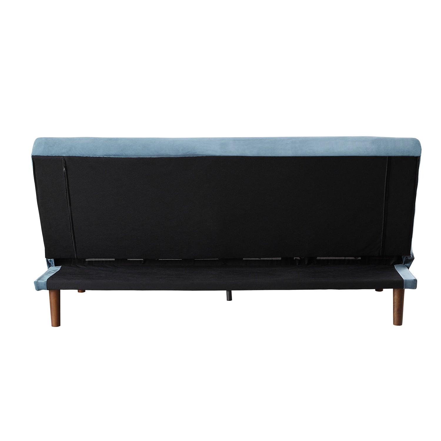 Acme - Yolandi Adjustable Sofa 57202 Teal Velvet & Dark Walnut Finish