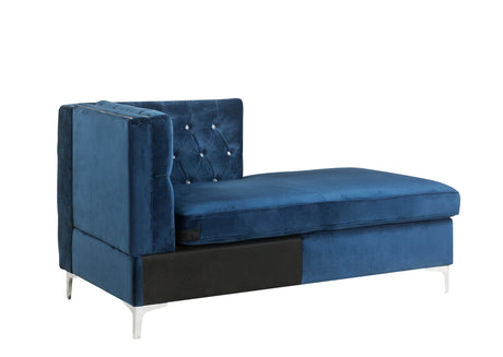 Acme - Jaszira Modular - Chaise 57343 Blue Velvet