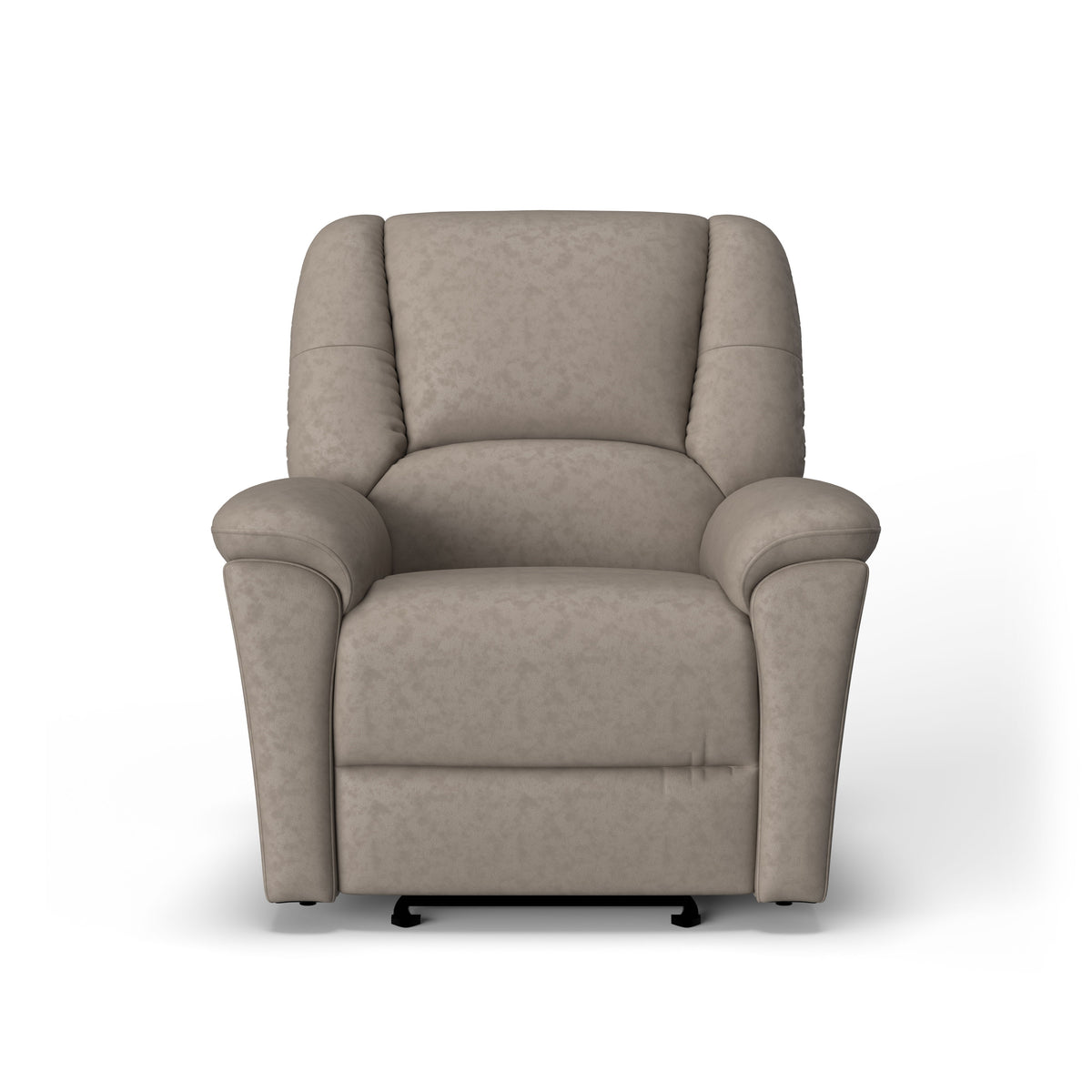 Plush Transitional Leather Gliding Recliner | Flexsteel