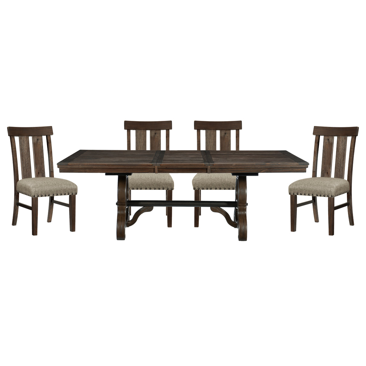 Gloversville 6-Piece Dining Set Traditional in Brown with Bench – Homelegance