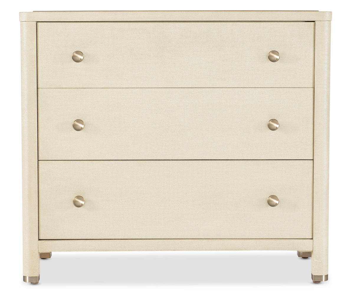Archives Raffia Three-Drawer Chest - Beige by Hooker Furniture - View 7