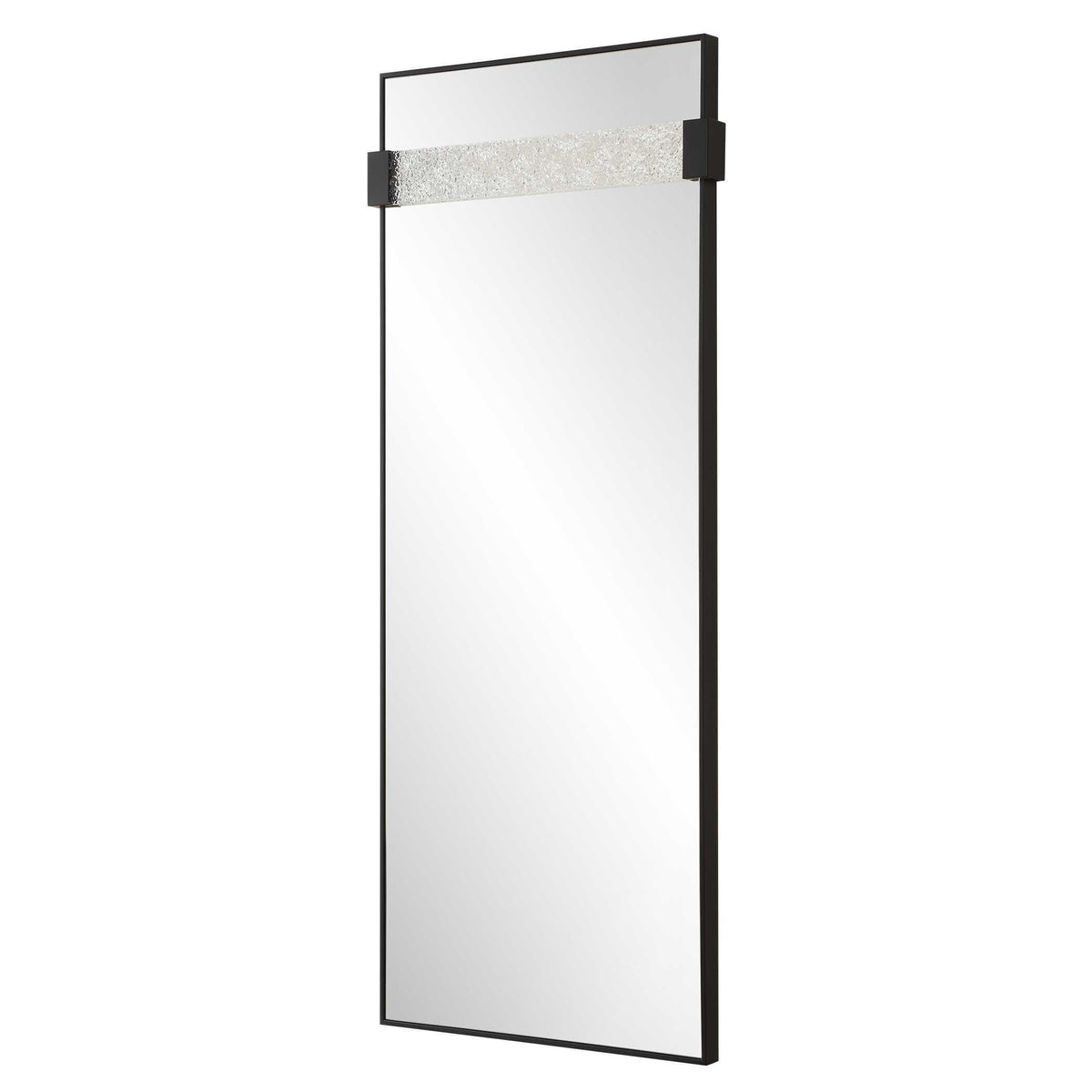 Stratton Modern Dressing Mirror - Black by Uttermost - View 4