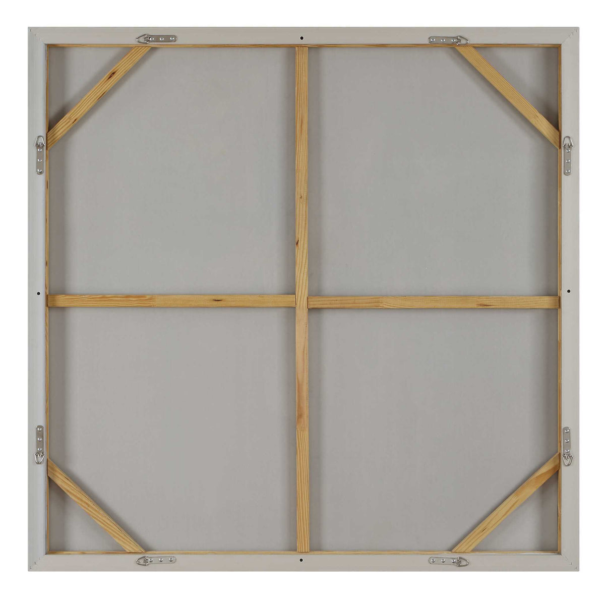 Still Crossing Abstract Painting - Gray / White by Uttermost - View 7