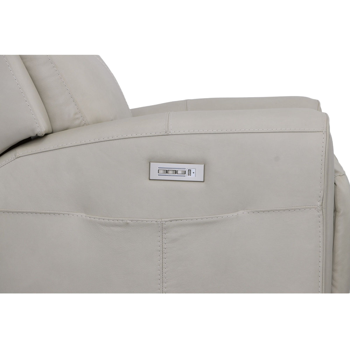 Barnett Power Recliner With Power Headrest & Lumbar - Timber | Flexsteel