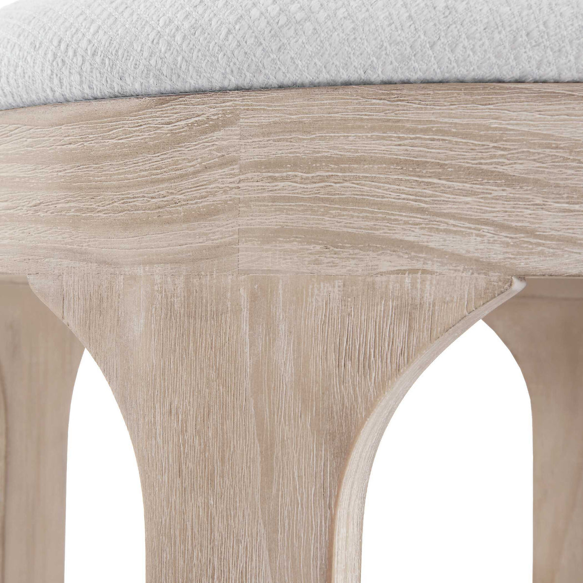 Dennen Ottoman Oak - Beige by Uttermost - View 7
