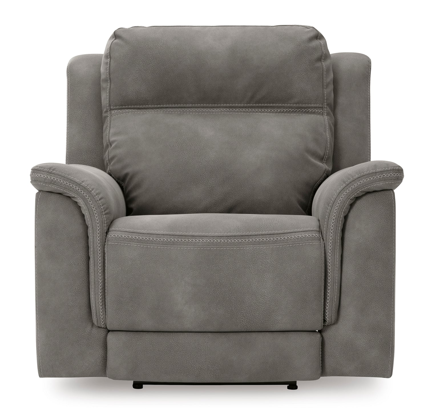 Ashley Slate Next-Gen DuraPella PWR Recliner/ADJ Headrest - Microfiber - Home Elegance USA