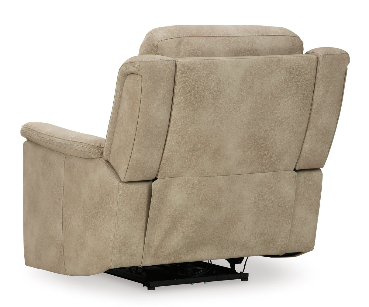 Ashley Sand Next-Gen DuraPella PWR Recliner/ADJ Headrest - Microfiber - Home Elegance USA