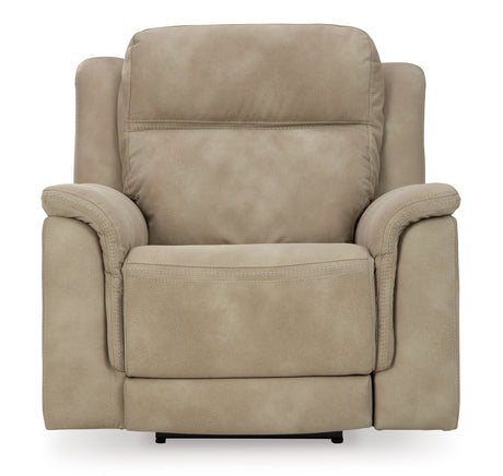 Ashley Sand Next-Gen DuraPella PWR Recliner/ADJ Headrest - Microfiber - Home Elegance USA
