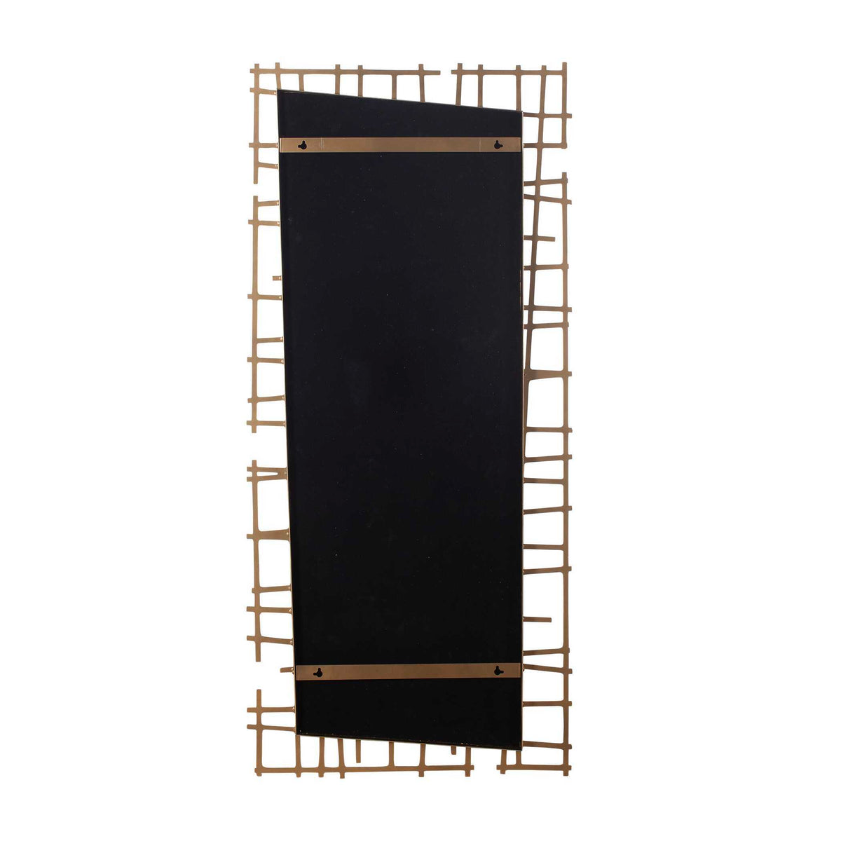 Golden Intersection Mirrored Wall Decor Brass by Uttermost - View 4