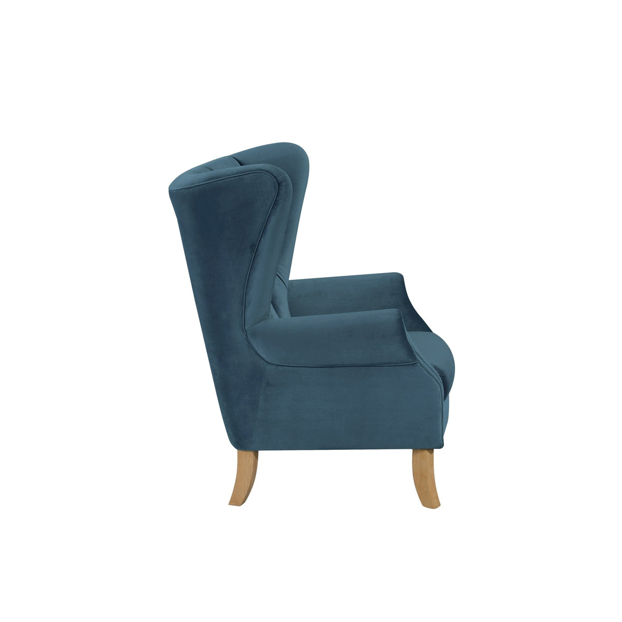 Adonis Accent Chair 59518 Azure Blue Velvet | Acme | Home Elegance USA