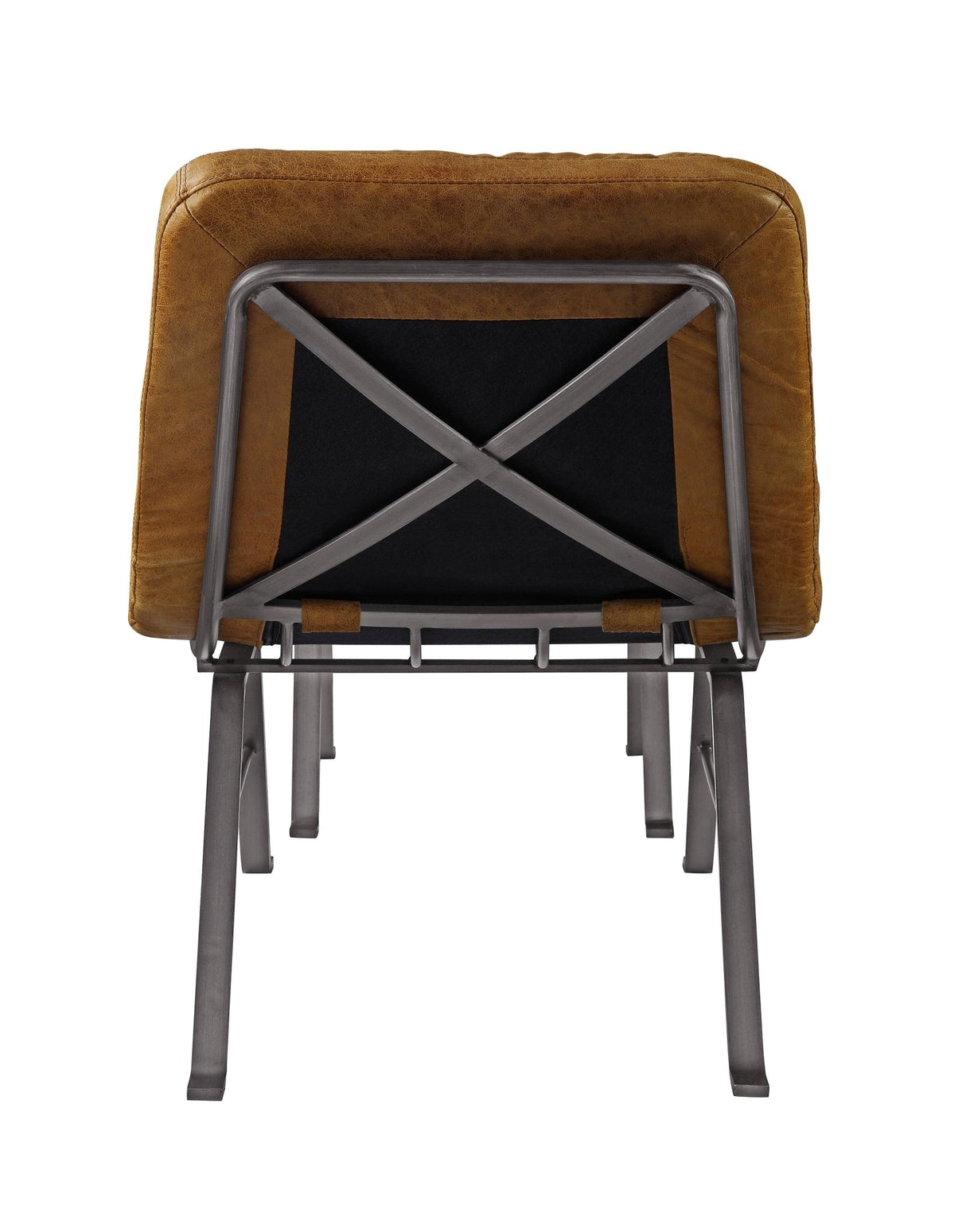 Bison Ottoman 59652 Toffee Top Grain Leather | Acme | Home Elegance USA
