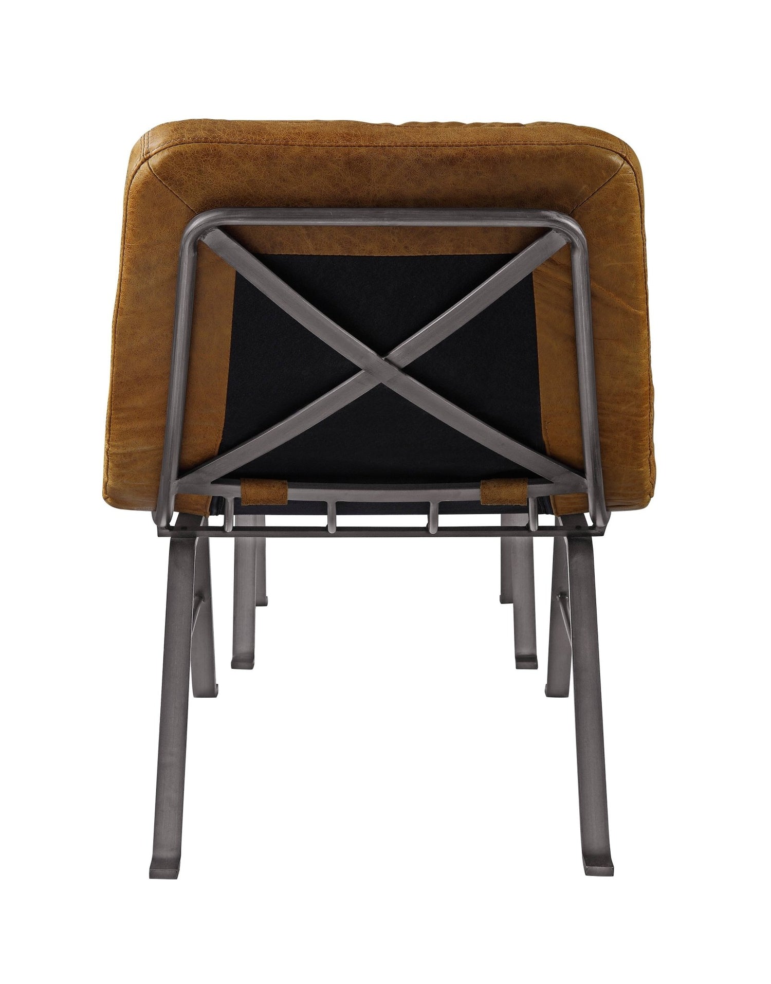 Bison Ottoman 59652 Toffee Top Grain Leather | Acme | Home Elegance USA