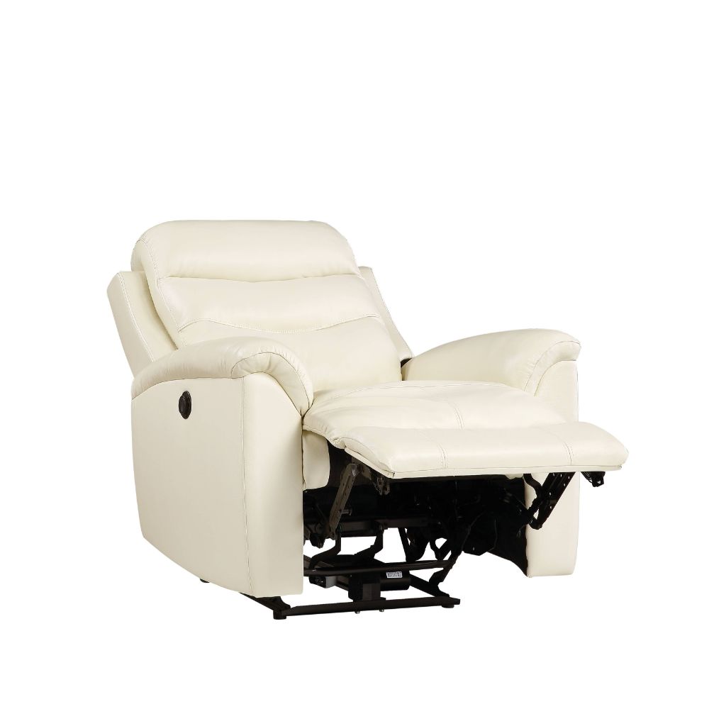 Ava Power Motion Recliner 59692 Beige Top Grain Leather Match | Acme | Home Elegance USA