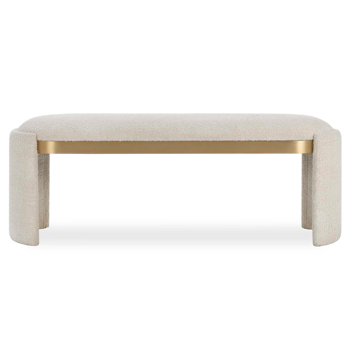 Serena Bench - White by Uttermost - View 1