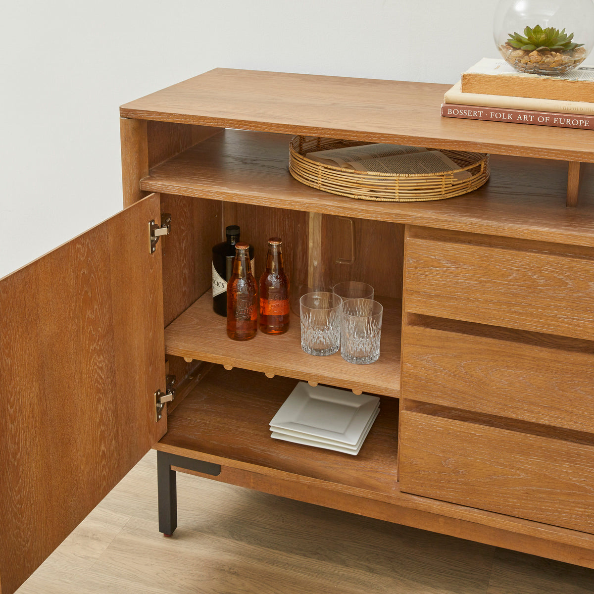 Millwork Sideboard - Light Brown | Flexsteel