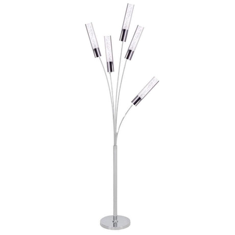 5 Crystal Cylinders Floor Lamp | Finesse | Home Elegance USA