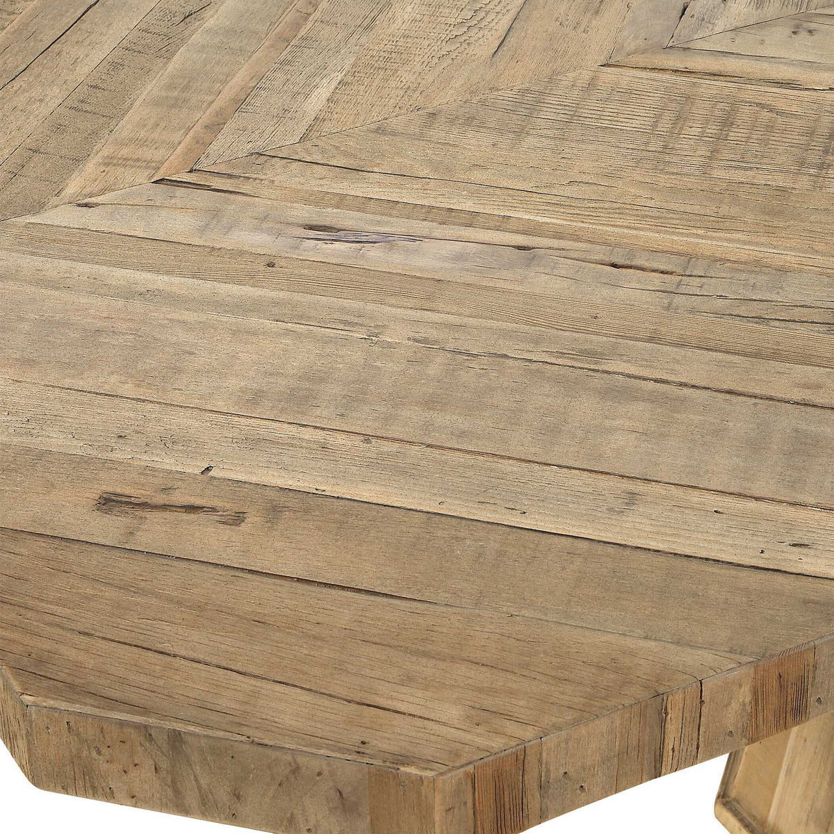 Caledon Reclaimed Dining Table Oak - Light Brown by Uttermost - View 7