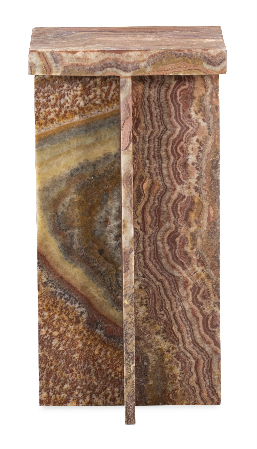 Melange Denys Spot Table - Red / Light Brown by Hooker Furniture - View 5