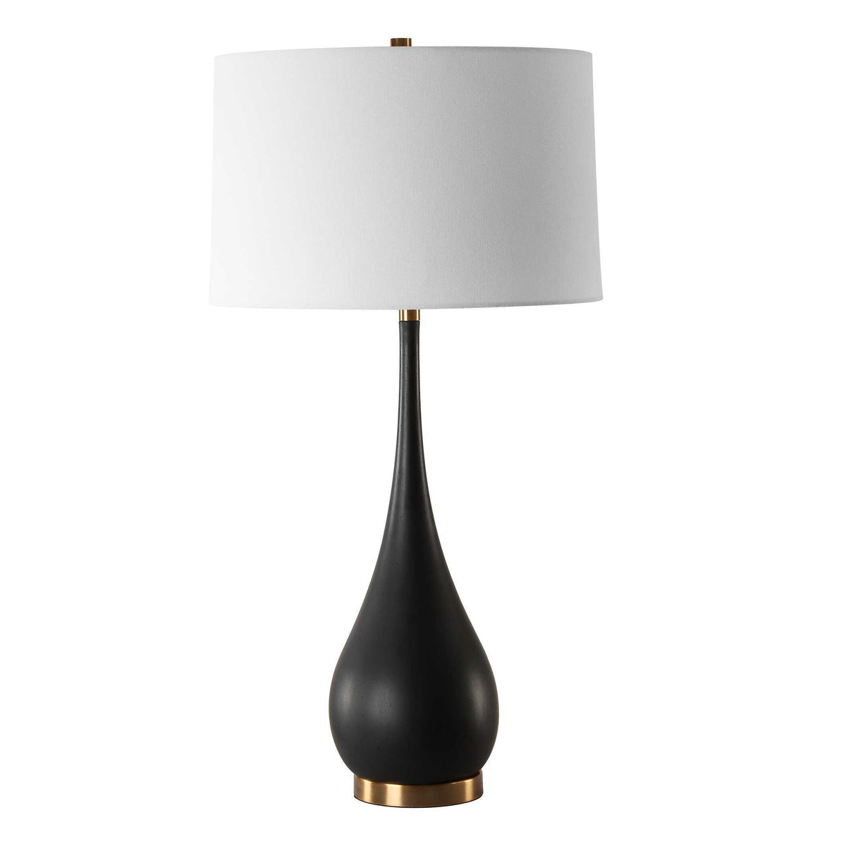 Nocturnal Black Table Lamp by Uttermost - View 4
