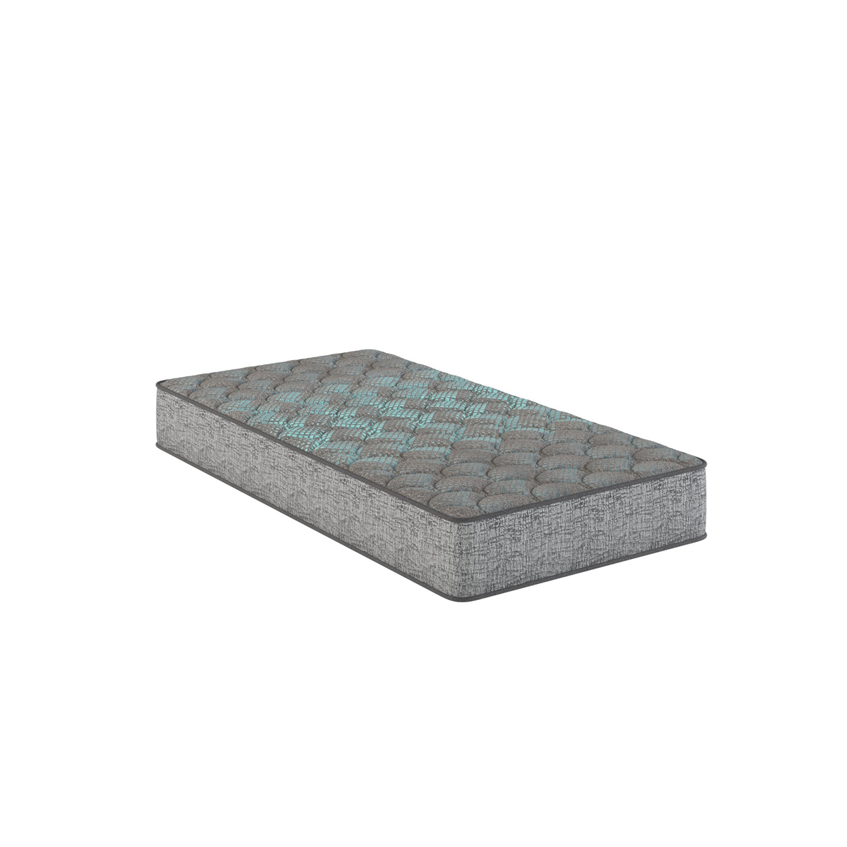 Restonic Comfort Care inch Foam Core Mattress, Medium Comfort, King Size, Grey+Blue, Foam