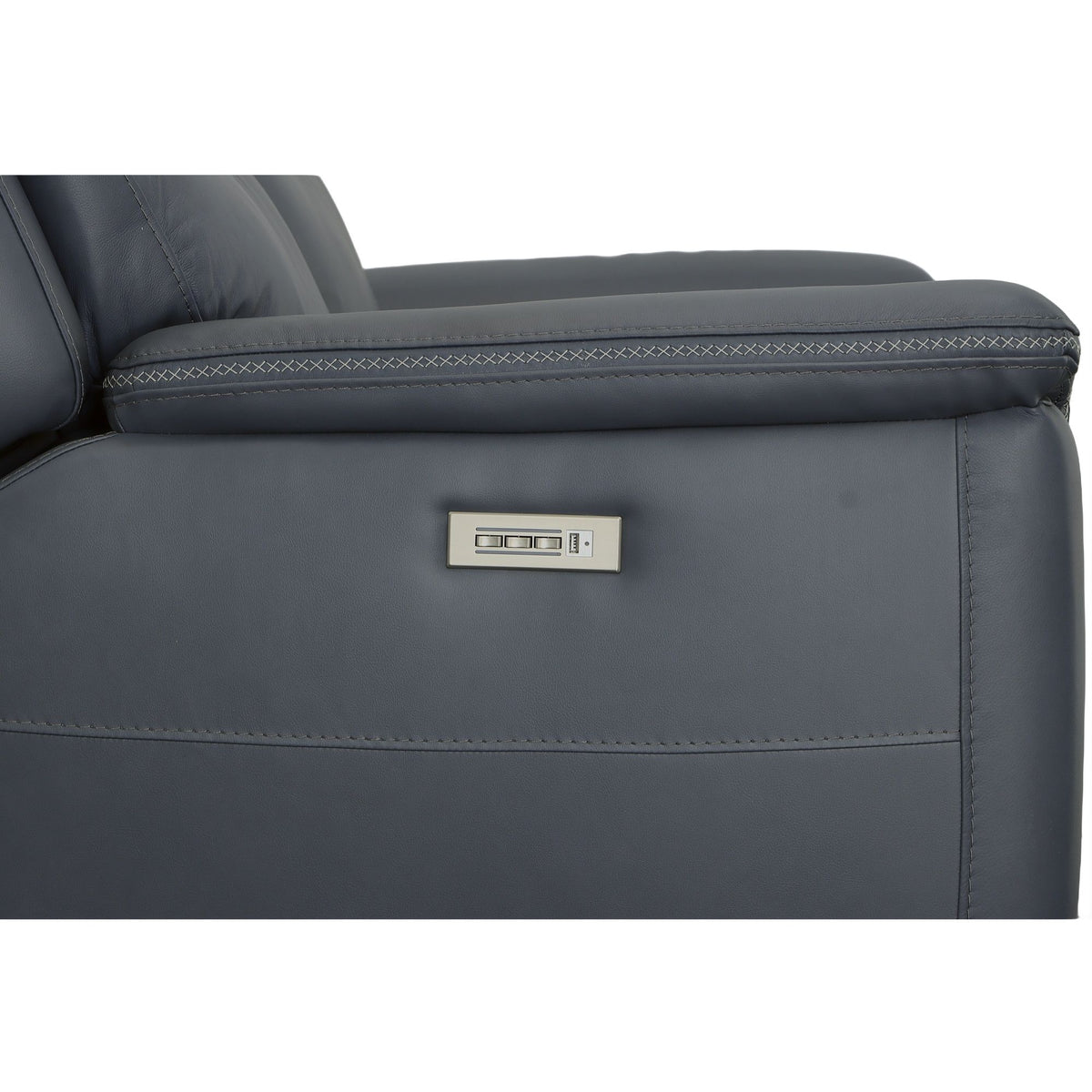 Sawyer Power Reclining Loveseat With Power Headrests, Lumbar - Marine | Flexsteel