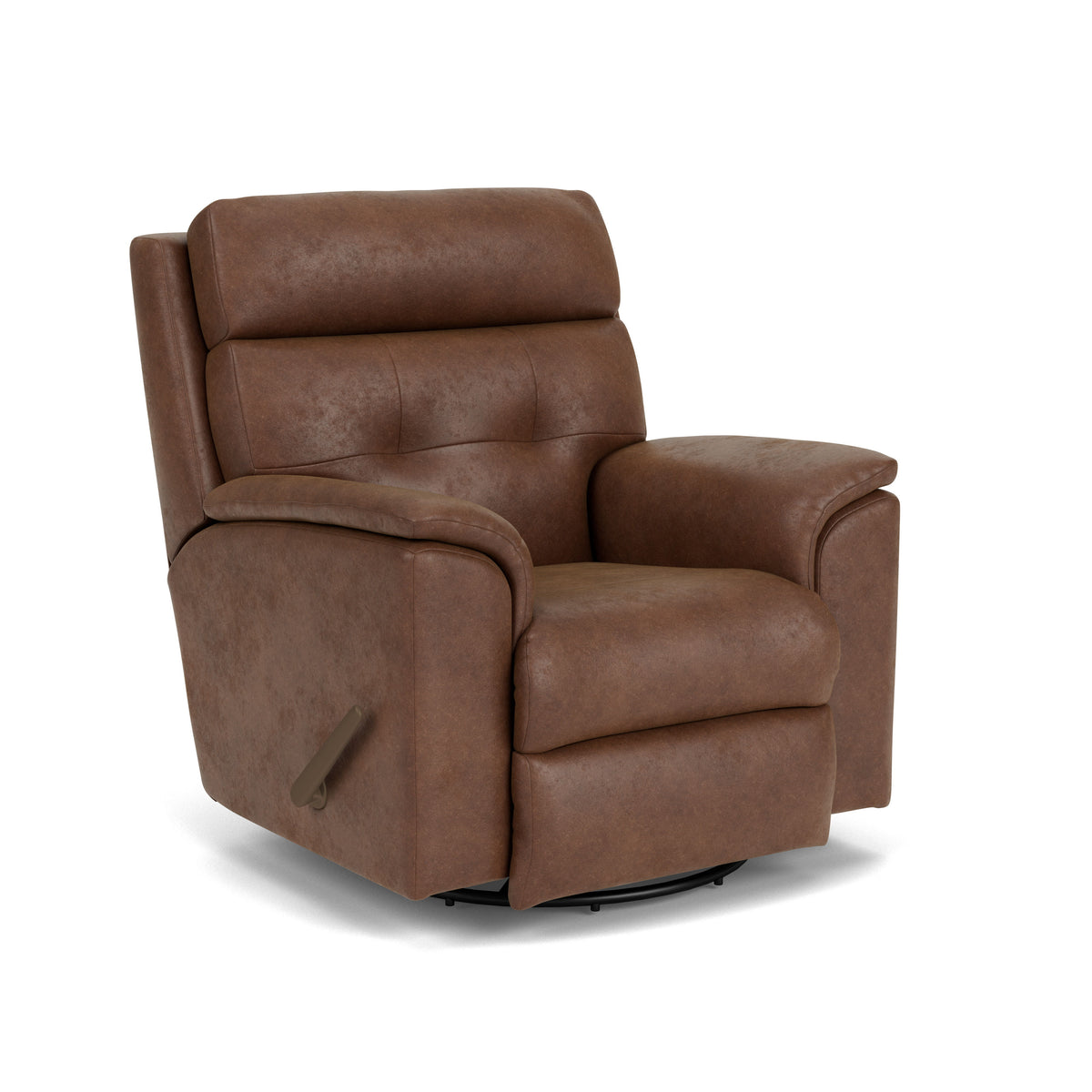 Mason Transitional Fabric Swivel Gliding Recliner | Flexsteel
