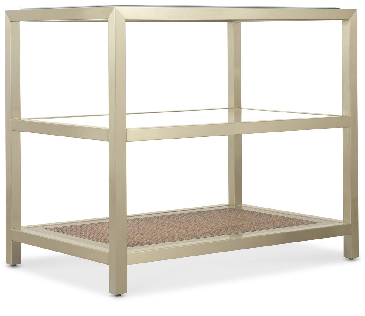 Melange End Table - Gold by Hooker Furniture - View 1