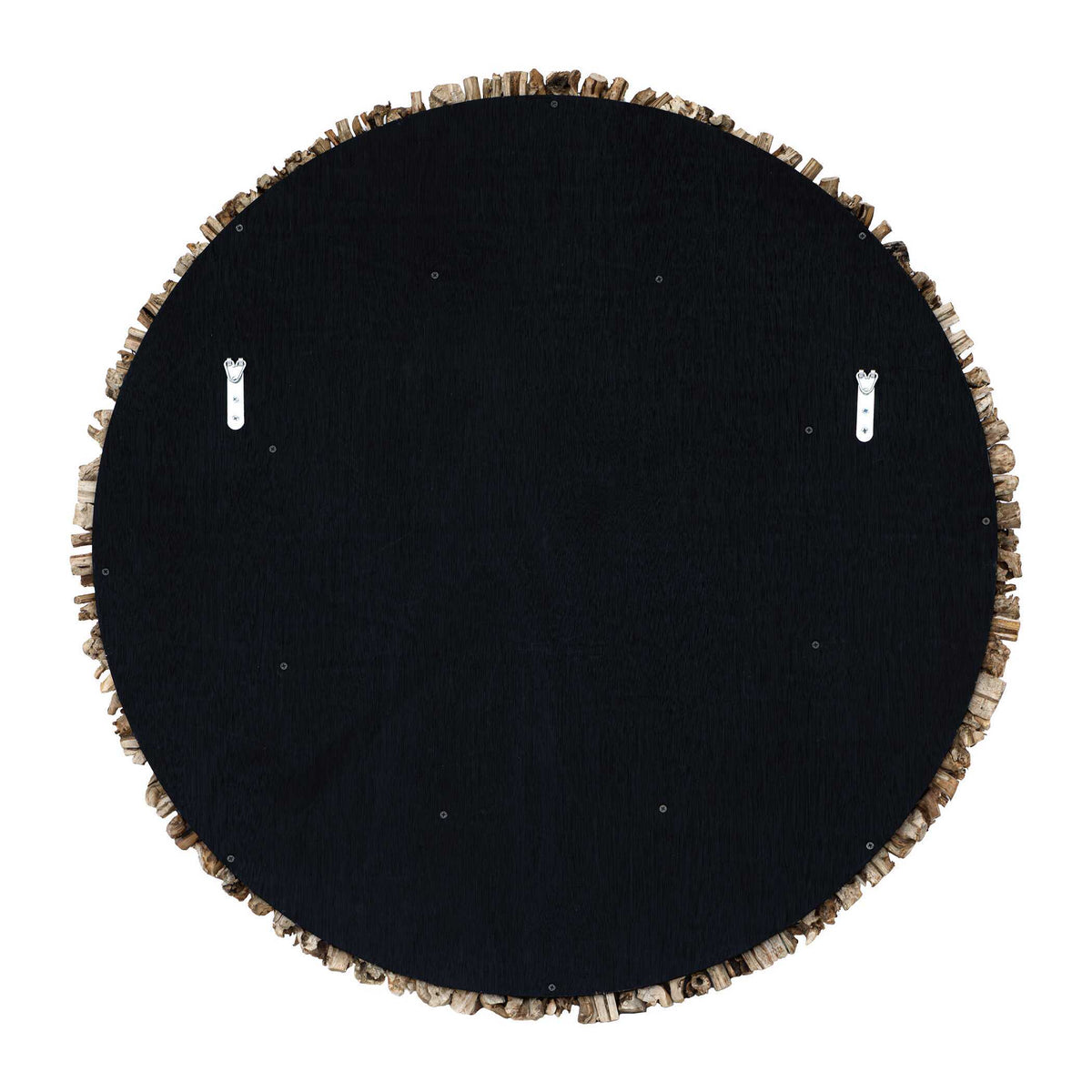 Rossetti Round Interwoven Wood Mirror Woodtone - Light Brown by Uttermost - View 5