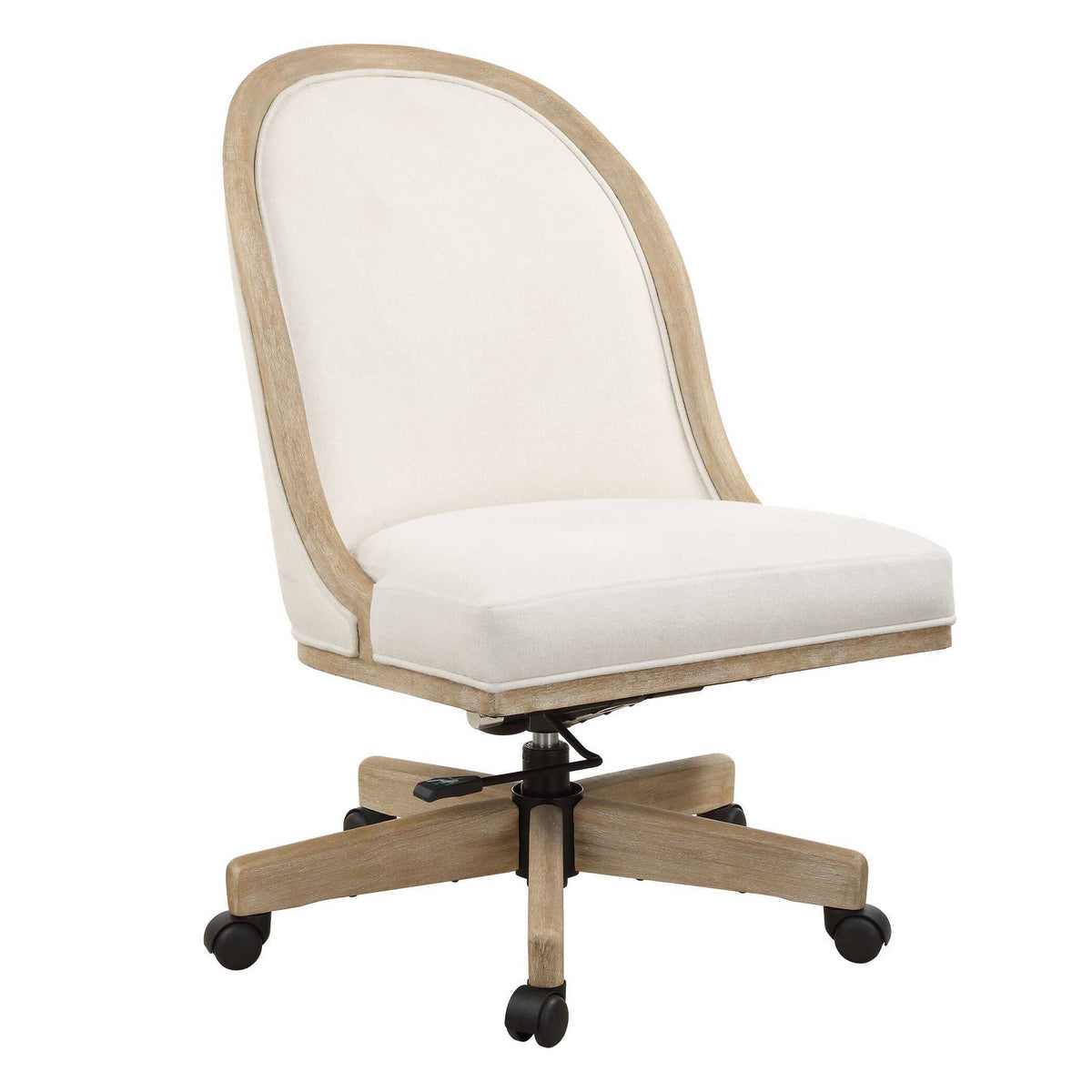 Lithe Light Oak Desk Chair - Light Brown by Uttermost - View 4