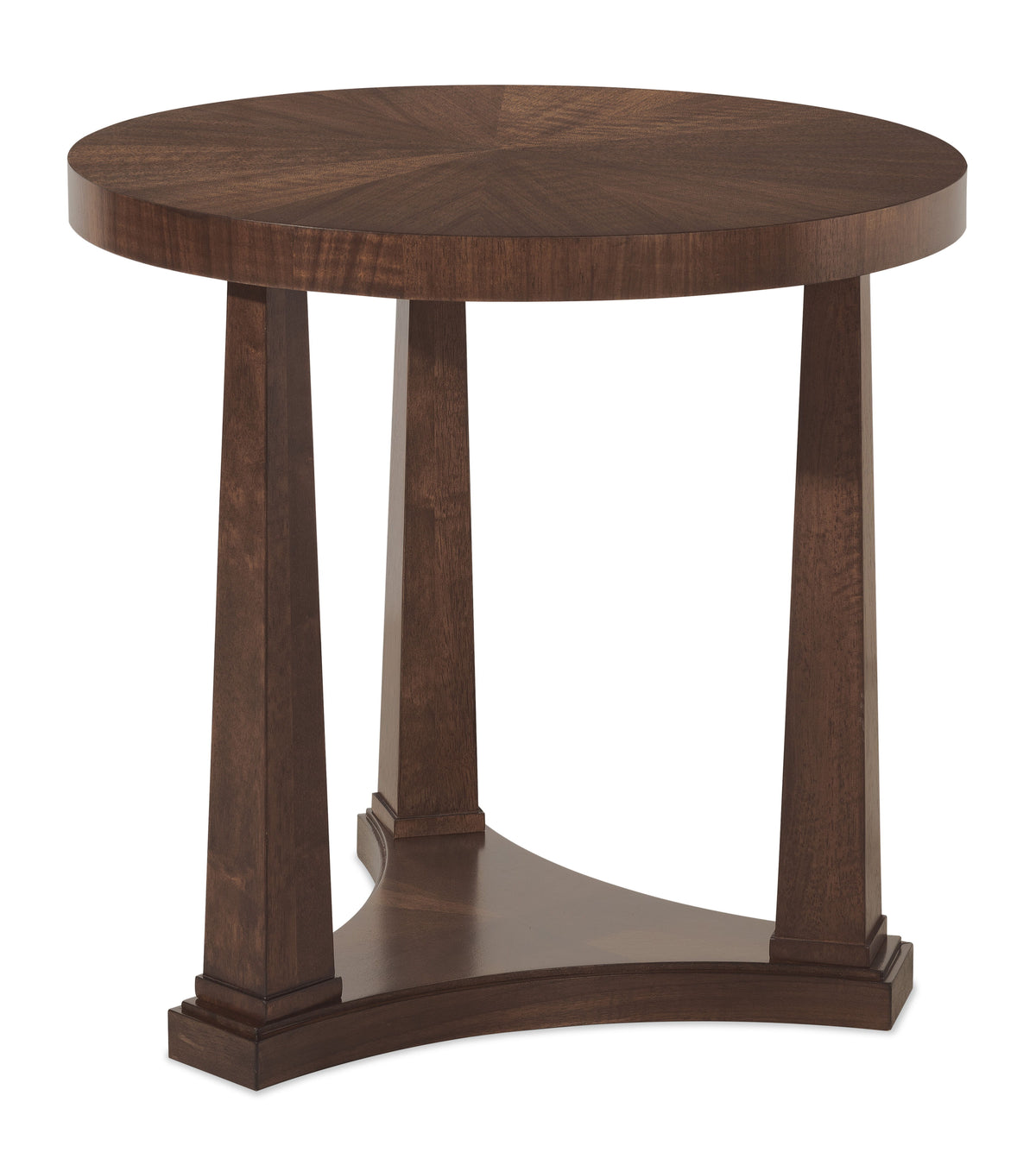 Archives Round End Table - Dark Brown by Hooker Furniture - View 1