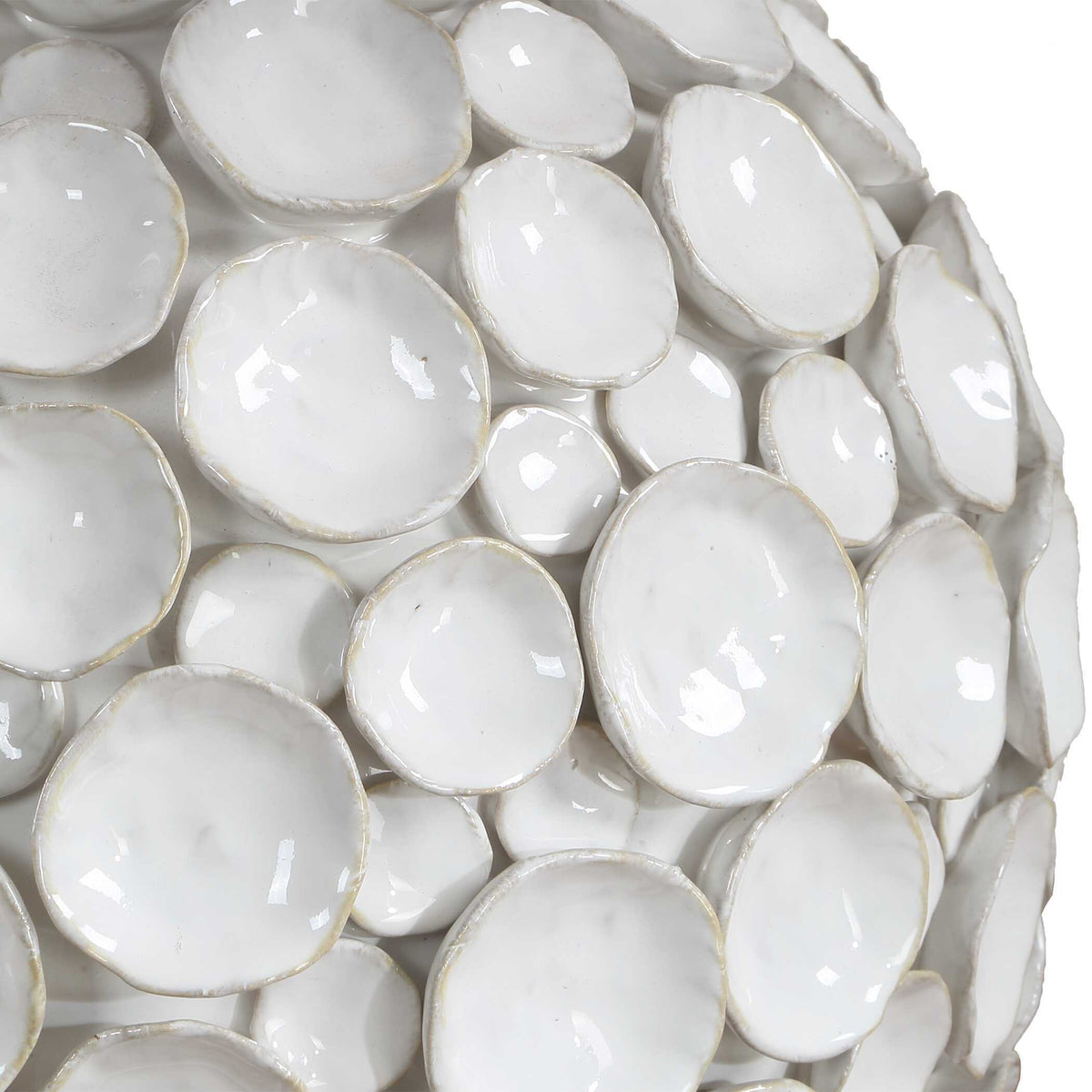 Hartley Petal Table Lamp - White by Uttermost - View 6