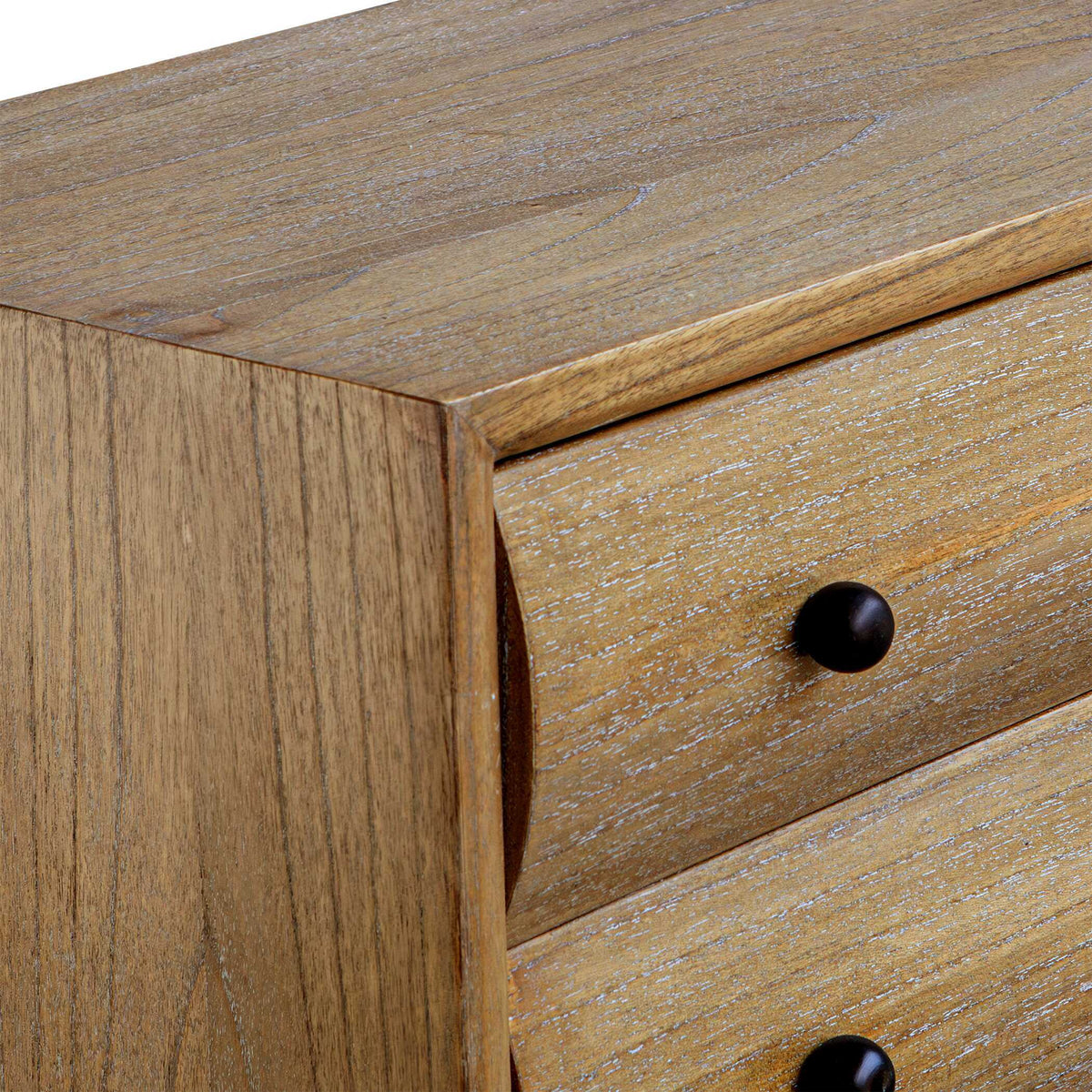 Millard Curved 4 Drawer Chest Woodtone - Light Brown by Uttermost - View 6