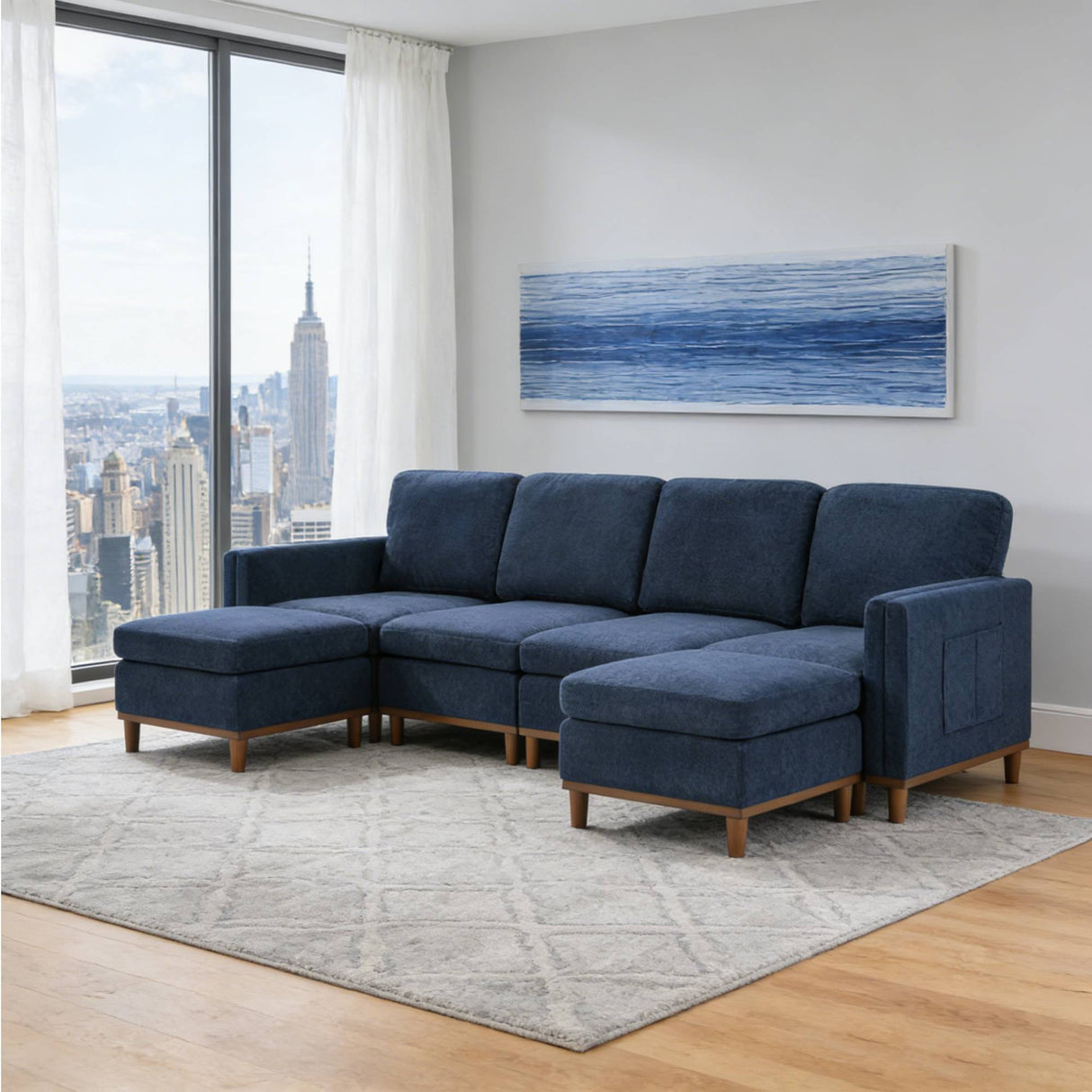 Modern Sofa Chair with Soft Padding - Ideal for Living Room, Office & Dining Room - sold by Home Elegance USA