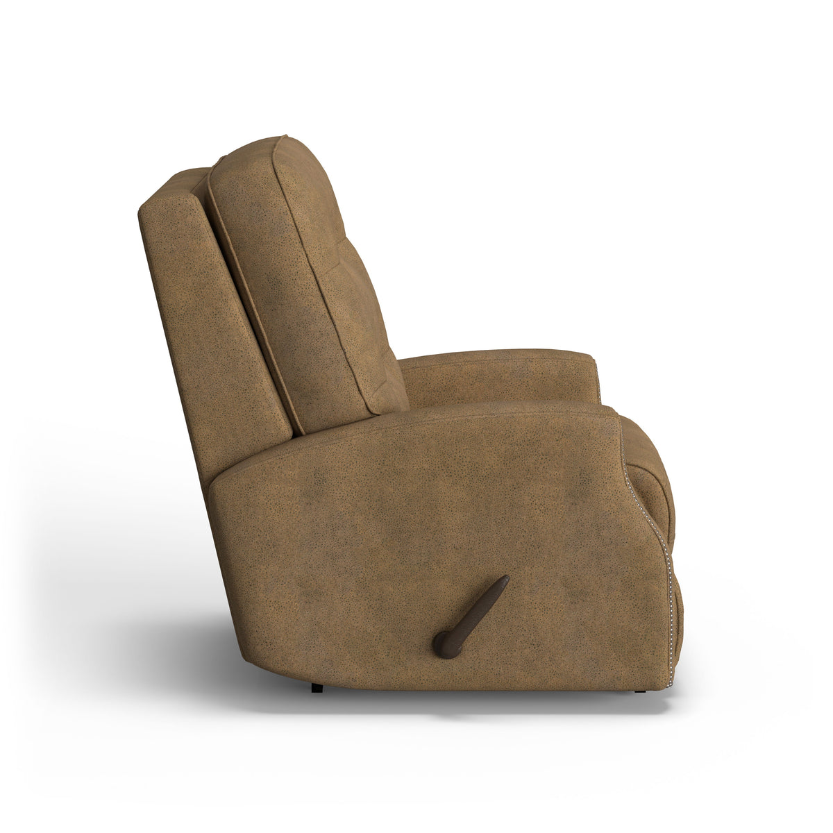 Devon Transitional Fabric Rocking Recliner With Nailhead Trim | Flexsteel