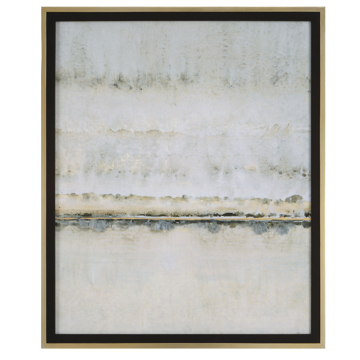 Gilded Horizon Framed Print - Beige by Uttermost - View 1