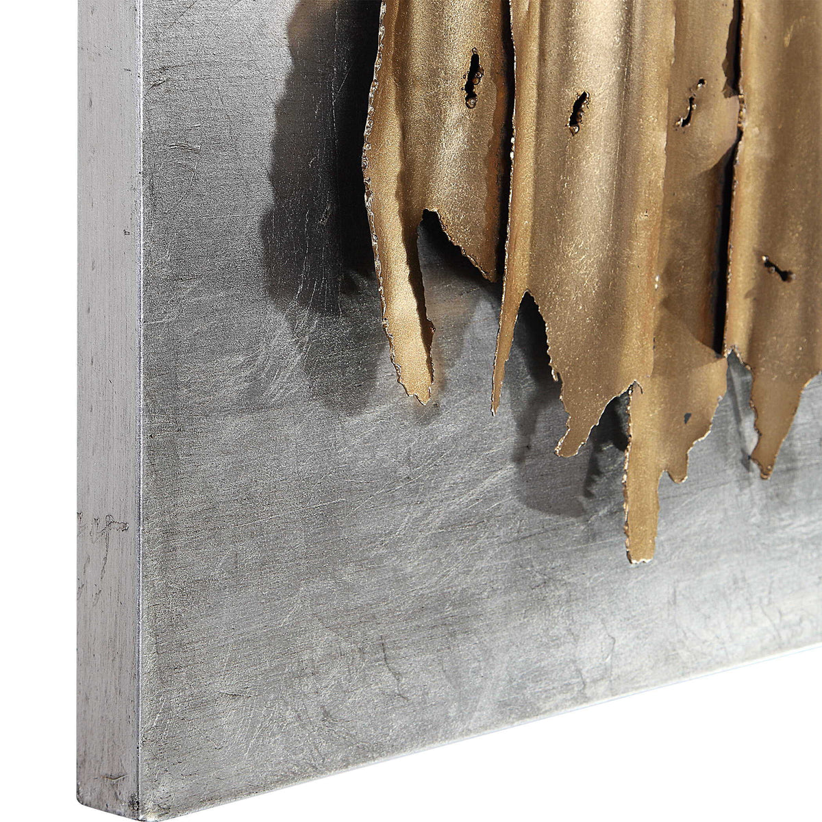 Lev Metal Wall Decor - Gold / Silver by Uttermost - View 7