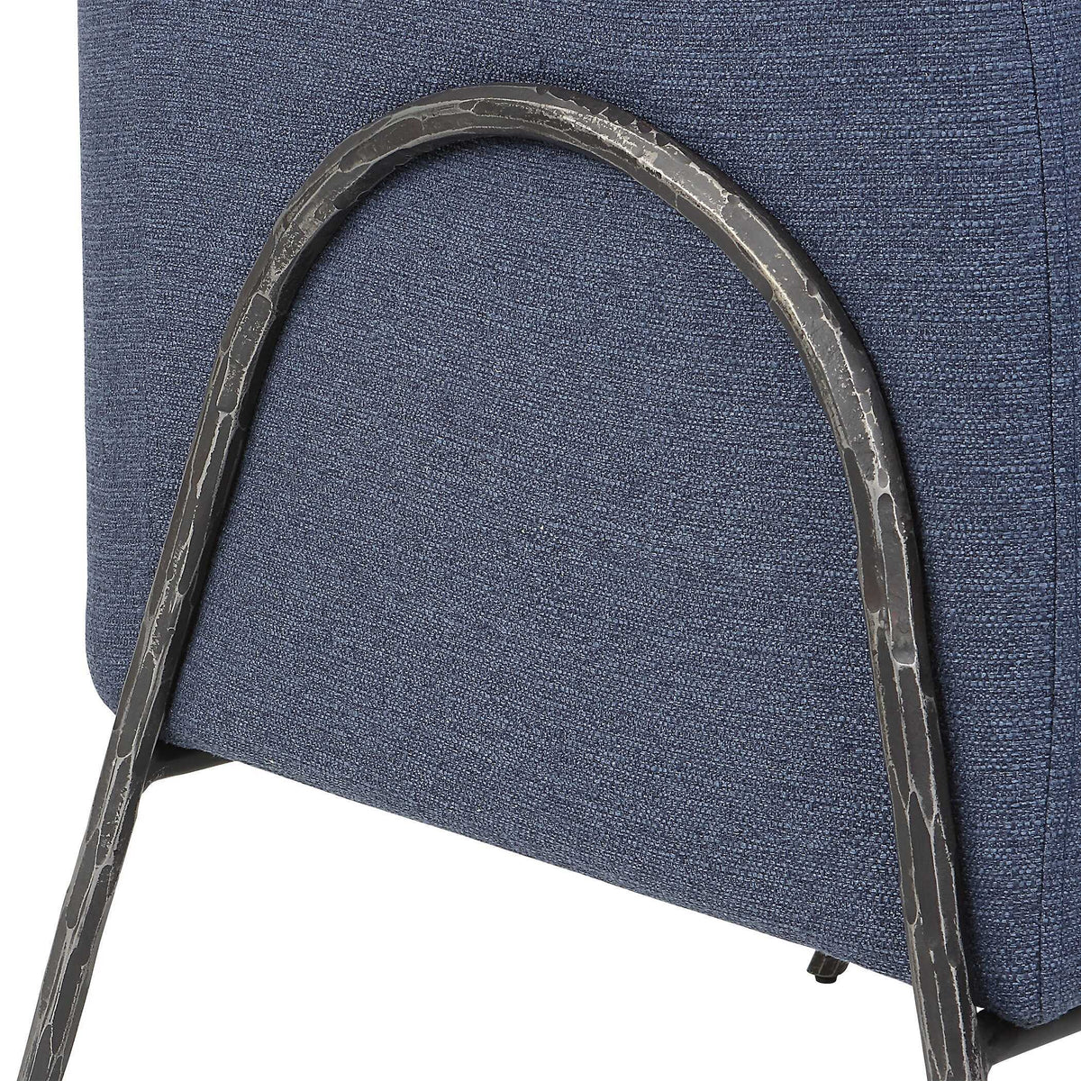 Jacobsen Barrel Chair Denim - Blue by Uttermost - View 7