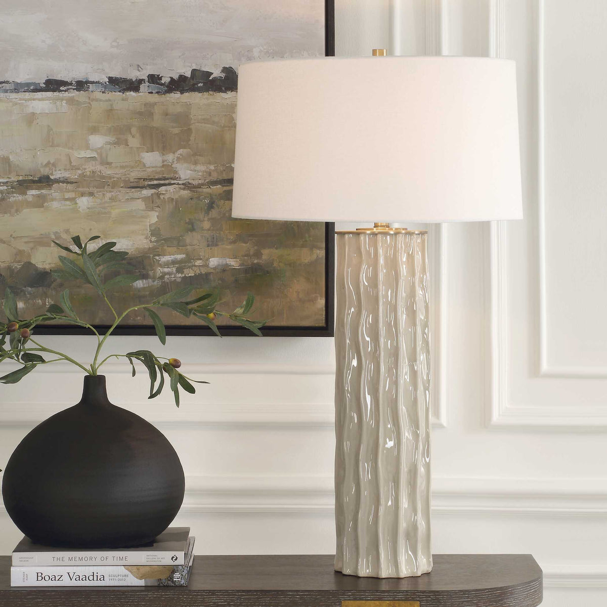 Parilli Table Lamp Taupe Gray - Beige by Uttermost - View 2