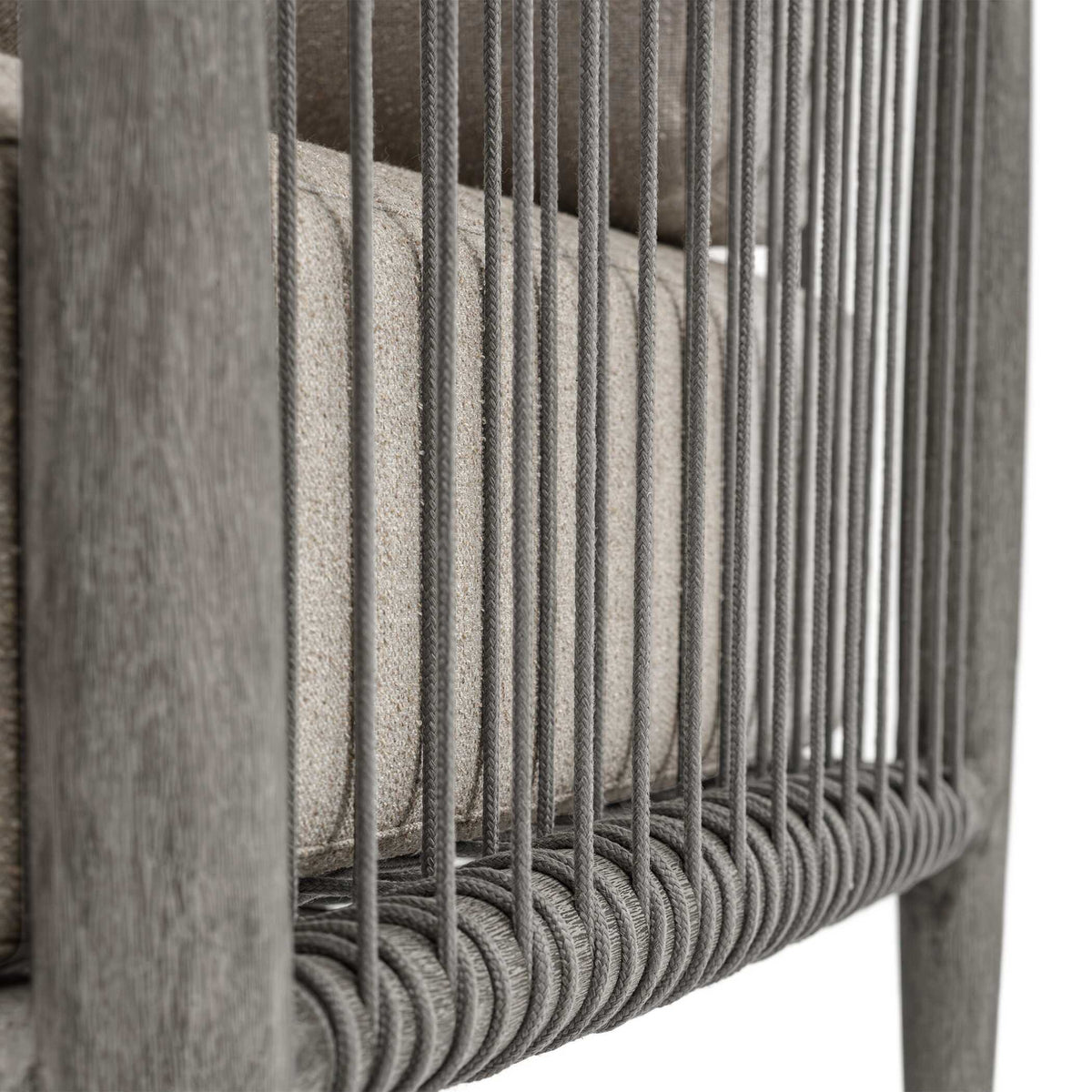 Borneo Outdoor Lounge Chair Dove - Light Gray by Uttermost - View 6