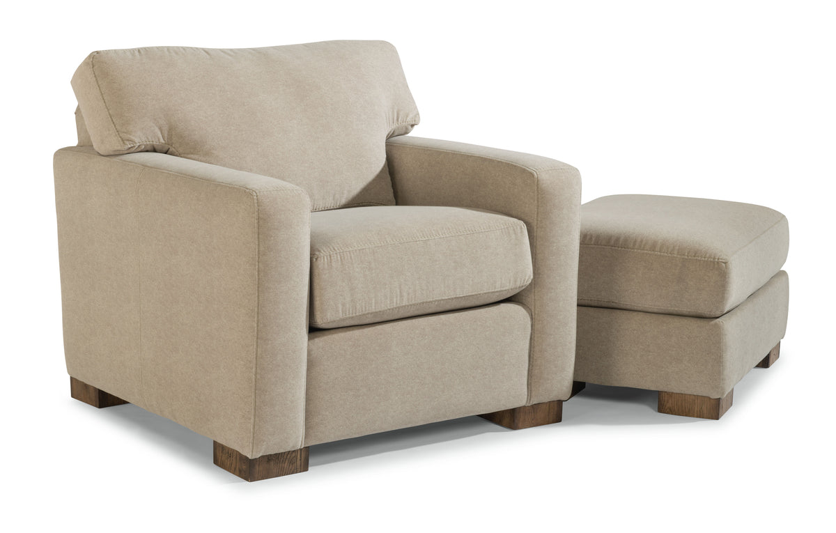 Bryant Leather Fabric Chair | Flexsteel