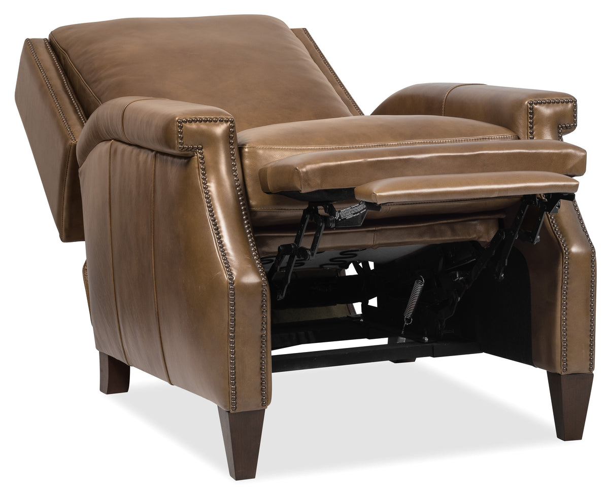 Collier Press Back Recliner - Dark Brown by Hooker Furniture - View 4