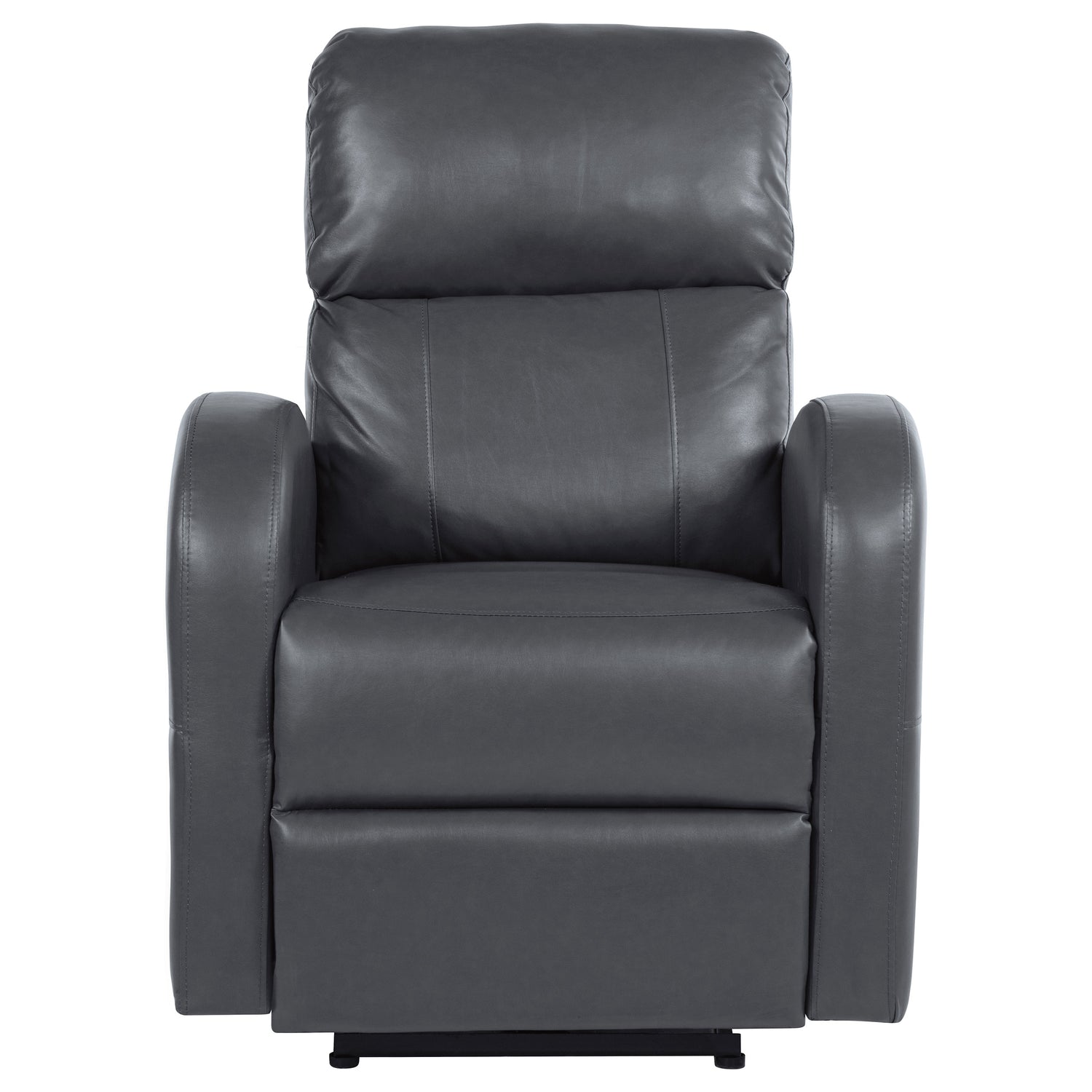 Sillón reclinable eléctrico tapizado Grant gris