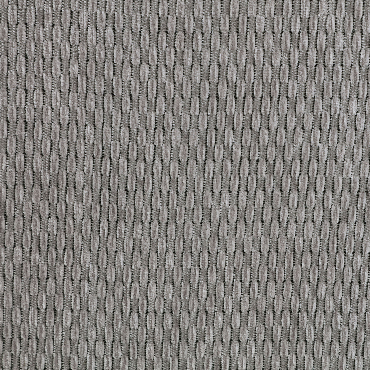 Sofá de dos plazas reclinable tapizado en chenilla Gilson, color gris