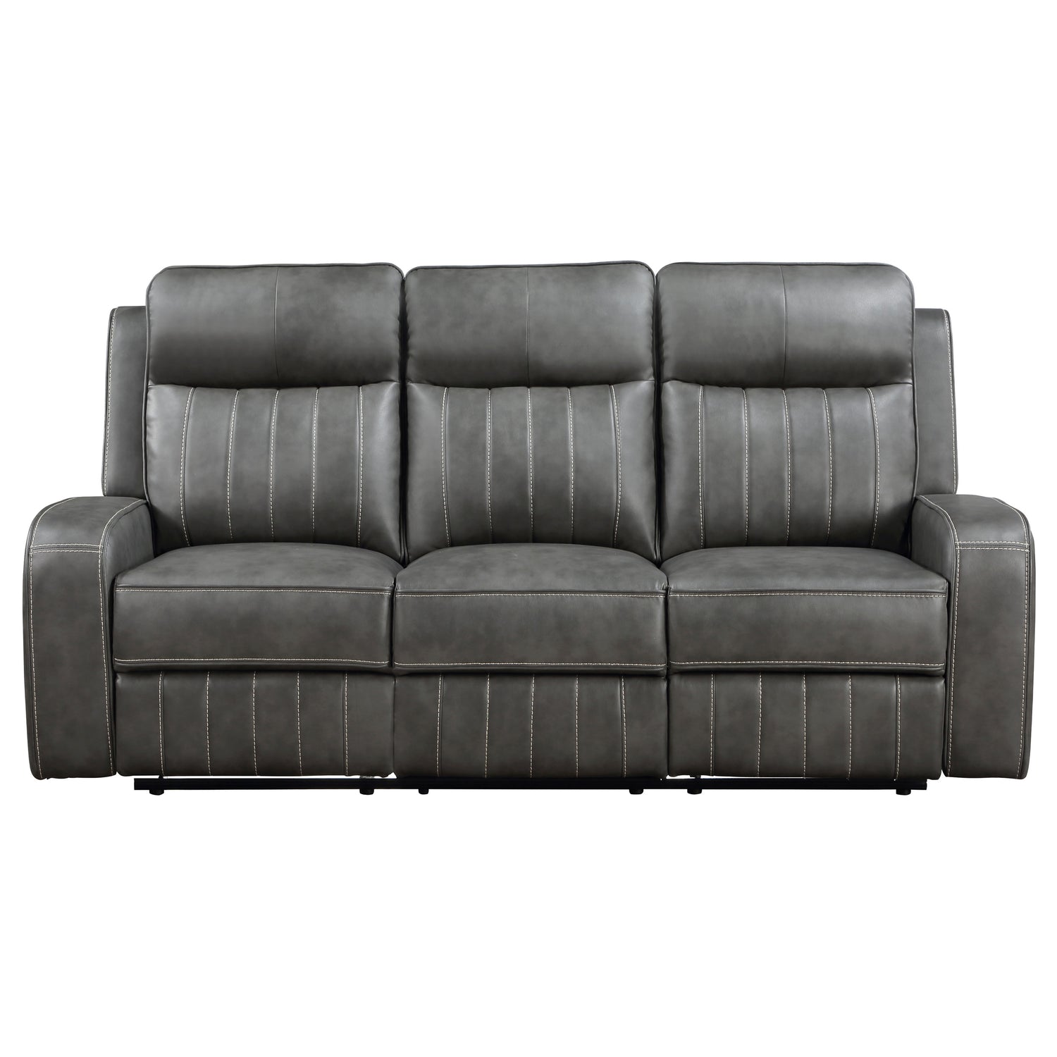 Reclining Sofa 2 Pc Set - Raelynn 2-piece Upholstered Motion Reclining Sofa Set Grey