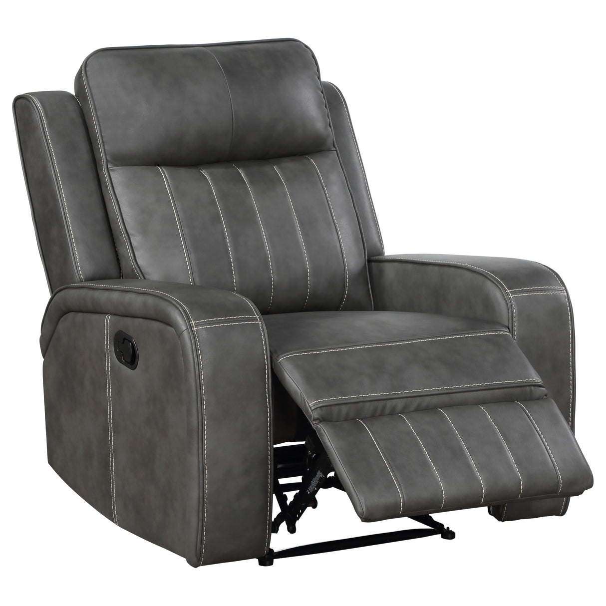 Recliner - Raelynn Upholstered Recliner Chair Grey