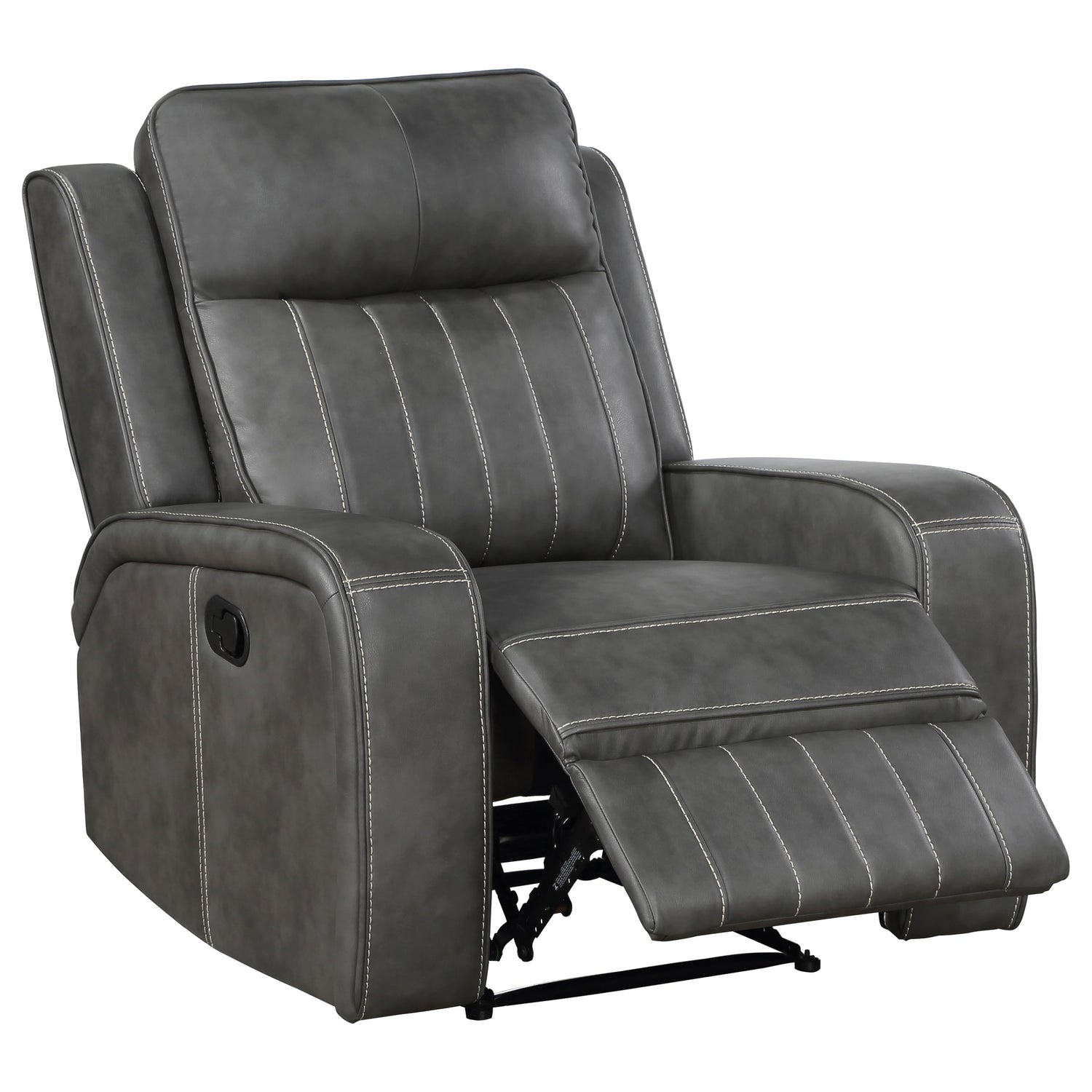 Recliner - Raelynn Upholstered Recliner Chair Grey