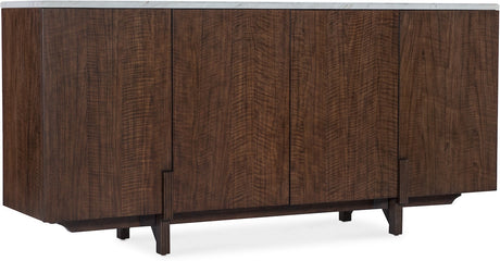 Hooker Furniture Diplomat Credenza with Marble Top – Office Cabinet - Home Elegance USA